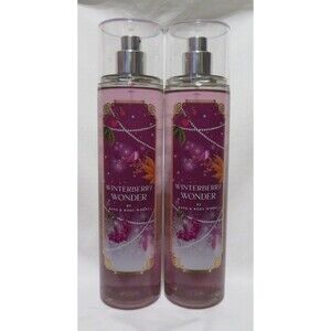WINTERBERRY WONDER Bath & Body Works Fine Fragrance Mist 8 fl oz x 2
